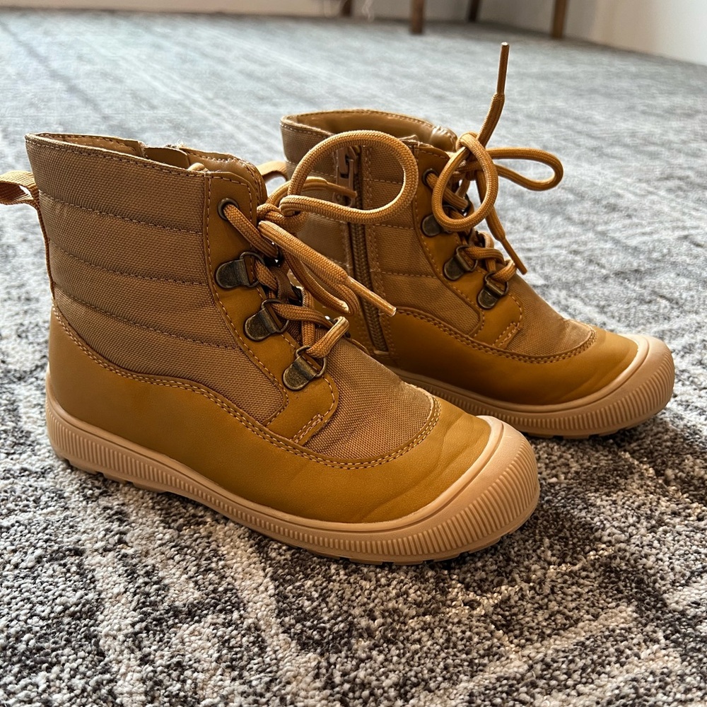Stylish Tan Kids Boots